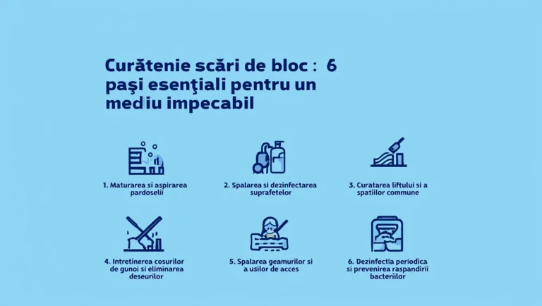 Curatenia la scari de bloc: 6 pasi esentiali pentru un mediu impecabil