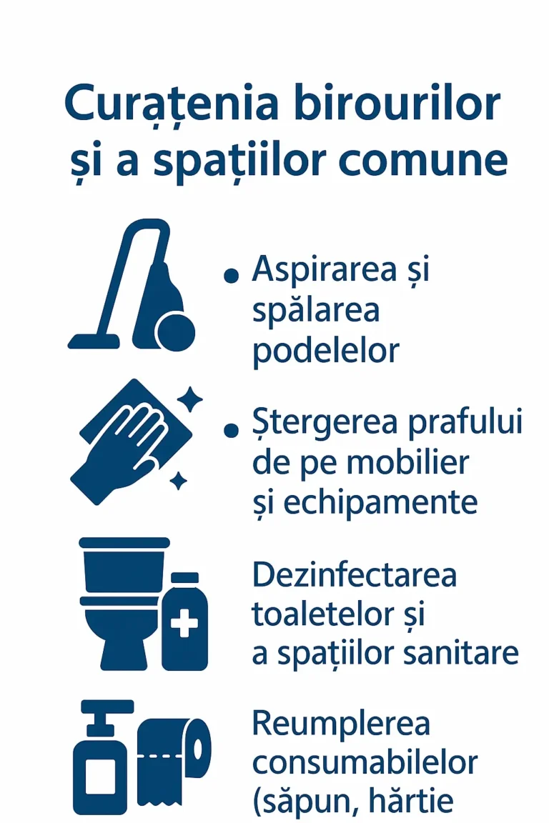 Importanta Curateniei Profesionale in Spatiile de Birouri